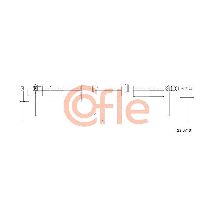 Trosas, stovėjimo stabdys COFLE 12.0740