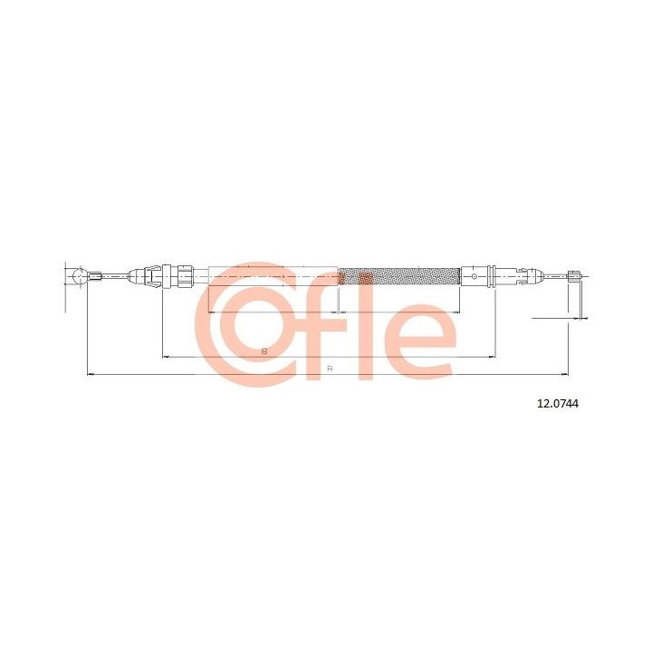 Trosas, stovėjimo stabdys COFLE 12.0744