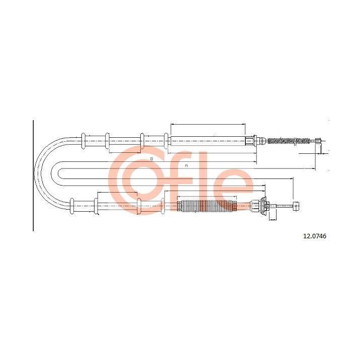 Trosas, stovėjimo stabdys COFLE 12.0746