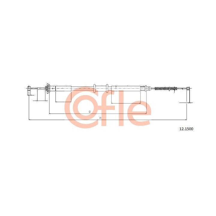 Trosas, stovėjimo stabdys COFLE 12.1500