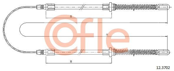 Trosas, stovėjimo stabdys COFLE 12.3702
