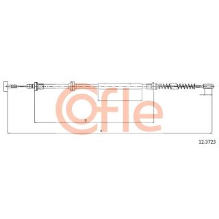 Trosas, stovėjimo stabdys COFLE 12.3723