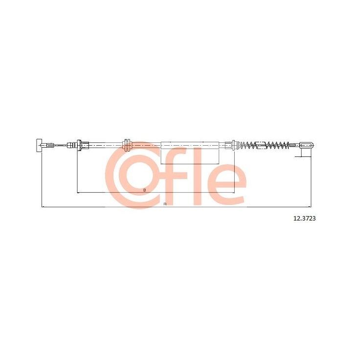 Trosas, stovėjimo stabdys COFLE 12.3723