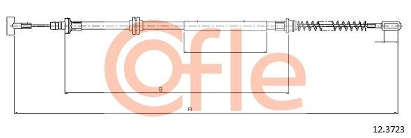 Trosas, stovėjimo stabdys COFLE 12.3723