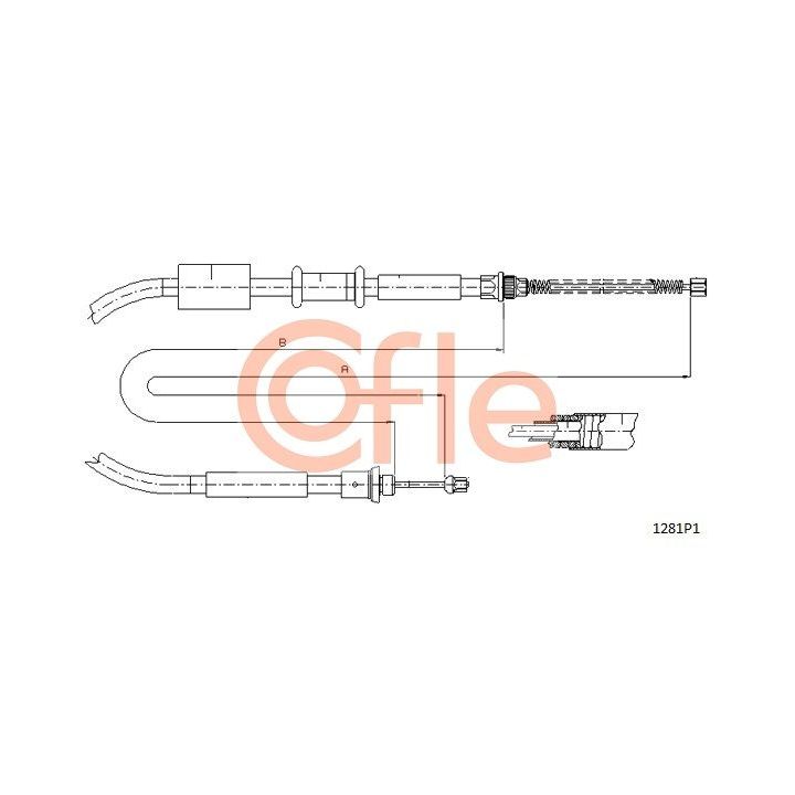 Trosas, stovėjimo stabdys COFLE 1281P1