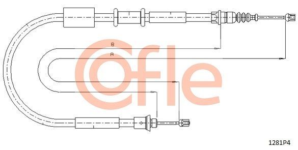 Trosas, stovėjimo stabdys COFLE 1281P4