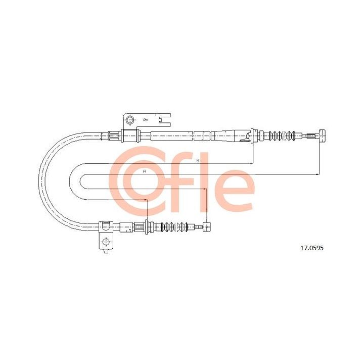 Trosas, stovėjimo stabdys COFLE 17.0595