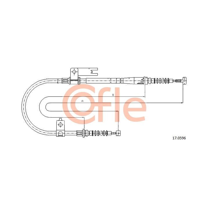 Trosas, stovėjimo stabdys COFLE 17.0596