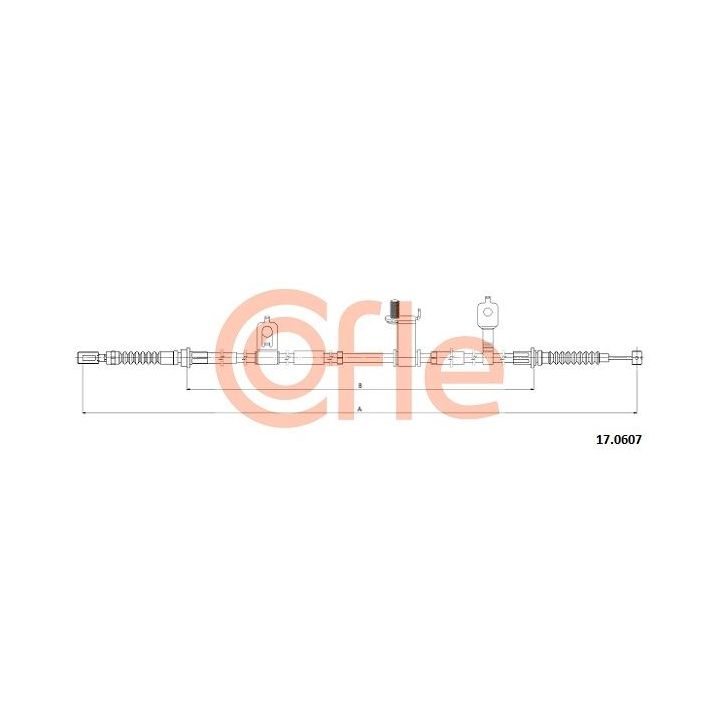 Trosas, stovėjimo stabdys COFLE 17.0607