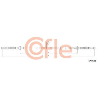 Trosas, stovėjimo stabdys COFLE 17.0608