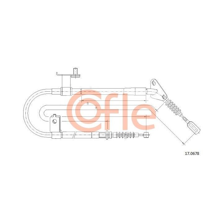 Trosas, stovėjimo stabdys COFLE 17.0678