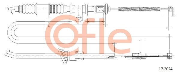 Trosas, stovėjimo stabdys COFLE 17.2024