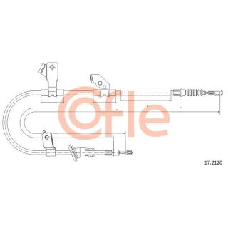 Trosas, stovėjimo stabdys COFLE 17.2120