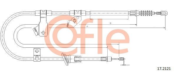 Trosas, stovėjimo stabdys COFLE 17.2121