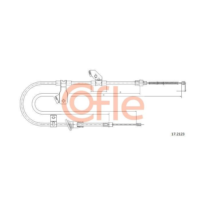 Trosas, stovėjimo stabdys COFLE 17.2123