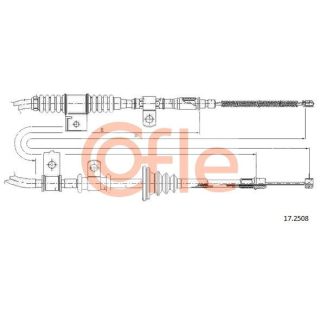 Trosas, stovėjimo stabdys COFLE 17.2508