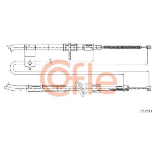 Trosas, stovėjimo stabdys COFLE 17.2511