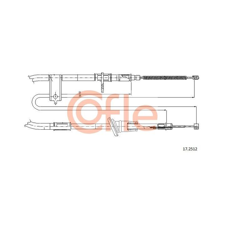 Trosas, stovėjimo stabdys COFLE 17.2512