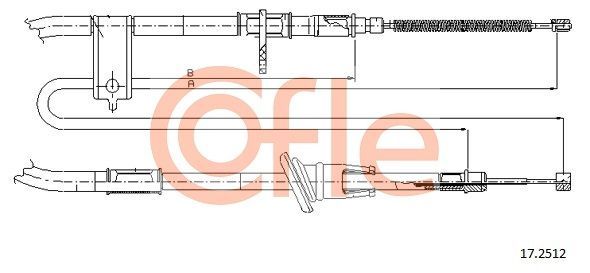 Trosas, stovėjimo stabdys COFLE 17.2512