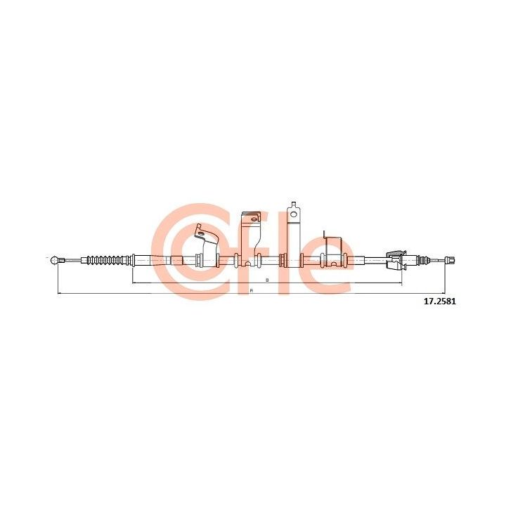 Trosas, stovėjimo stabdys COFLE 17.2581