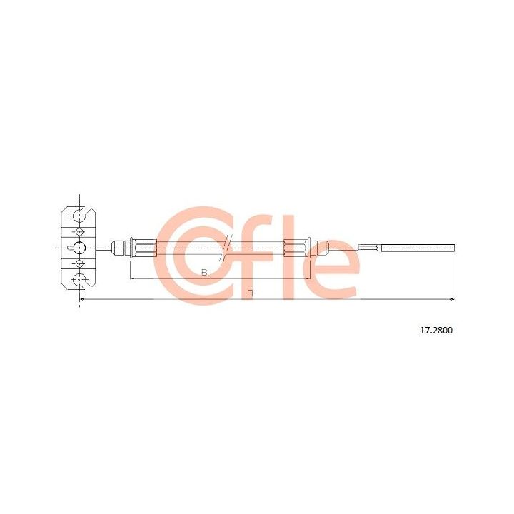 Trosas, stovėjimo stabdys COFLE 17.2800