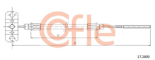 Trosas, stovėjimo stabdys COFLE 17.2800