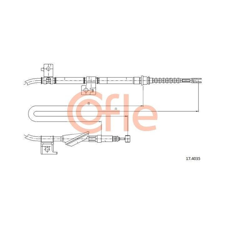 Trosas, stovėjimo stabdys COFLE 17.4035