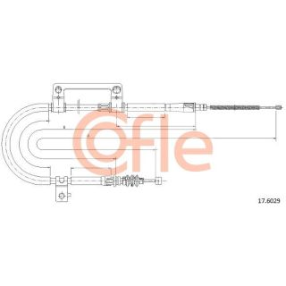 Trosas, stovėjimo stabdys COFLE 17.6029