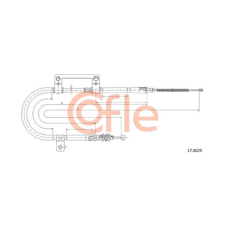 Trosas, stovėjimo stabdys COFLE 17.6029