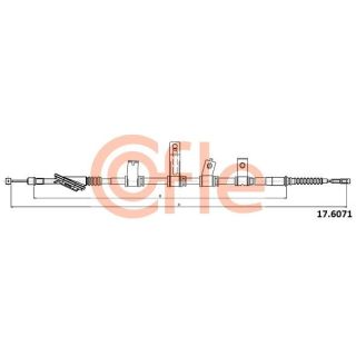 Trosas, stovėjimo stabdys COFLE 17.6071