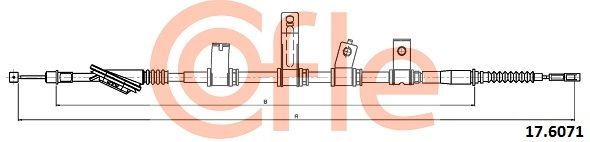 Trosas, stovėjimo stabdys COFLE 17.6071