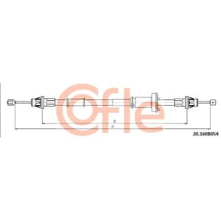 Trosas, stovėjimo stabdys COFLE 20.160B054