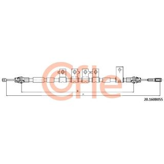 Trosas, stovėjimo stabdys COFLE 20.160B055