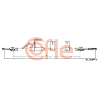 Trosas, stovėjimo stabdys COFLE 20.160B056