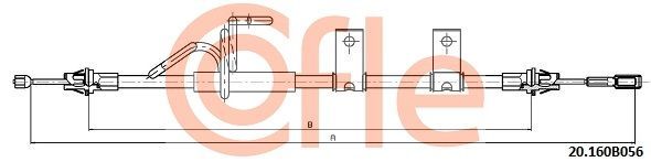 Trosas, stovėjimo stabdys COFLE 20.160B056