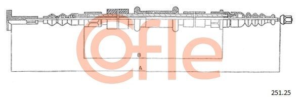 Trosas, stovėjimo stabdys COFLE 251.25