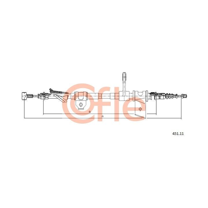Trosas, stovėjimo stabdys COFLE 451.11