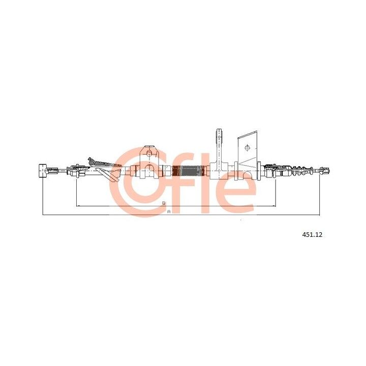Trosas, stovėjimo stabdys COFLE 451.12