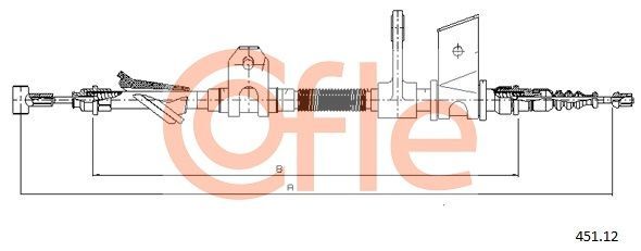 Trosas, stovėjimo stabdys COFLE 451.12