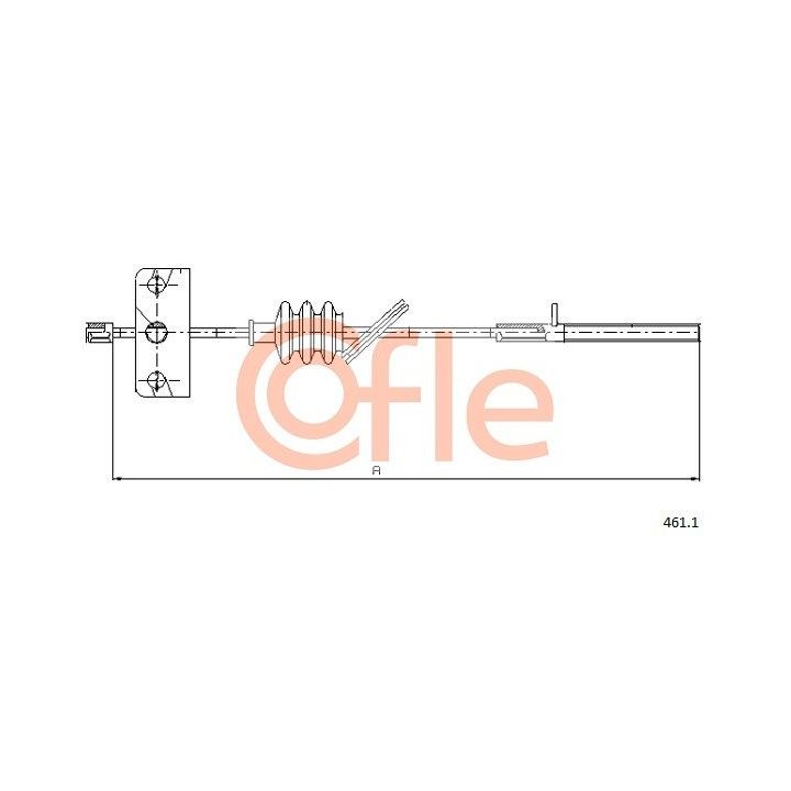 Trosas, stovėjimo stabdys COFLE 461.1