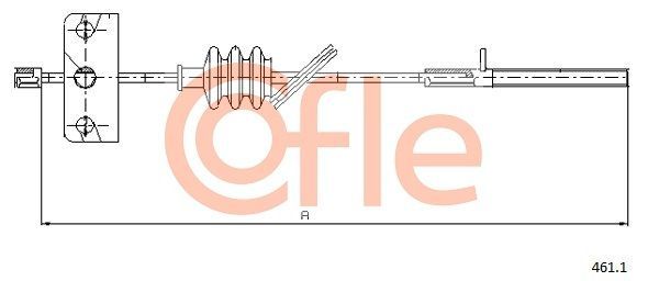 Trosas, stovėjimo stabdys COFLE 461.1