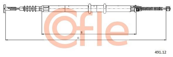 Trosas, stovėjimo stabdys COFLE 491.12