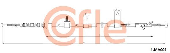 Trosas, stovėjimo stabdys COFLE 92.1.MA004