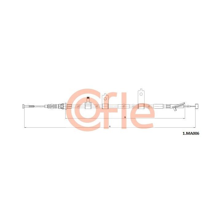 Trosas, stovėjimo stabdys COFLE 92.1.MA006