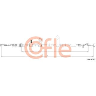 Trosas, stovėjimo stabdys COFLE 92.1.MA007