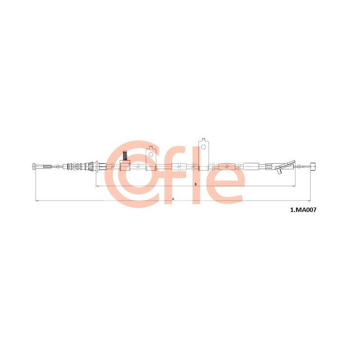 Trosas, stovėjimo stabdys COFLE 92.1.MA007