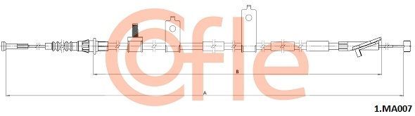 Trosas, stovėjimo stabdys COFLE 92.1.MA007