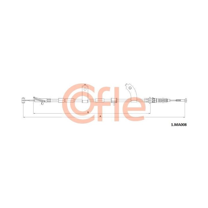 Trosas, stovėjimo stabdys COFLE 92.1.MA008
