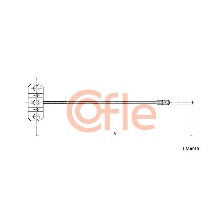 Trosas, stovėjimo stabdys COFLE 92.1.MA010