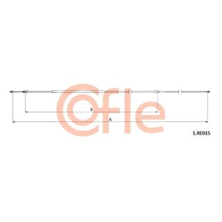 Trosas, stovėjimo stabdys COFLE 92.1.RE015